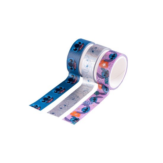 Set de Cintas Decorativas Stitch – Mooving (3 piezas)