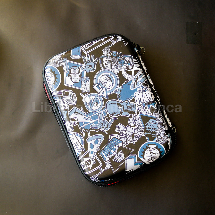 Estuche organizador Marvel con múltiples compartimentos – Original