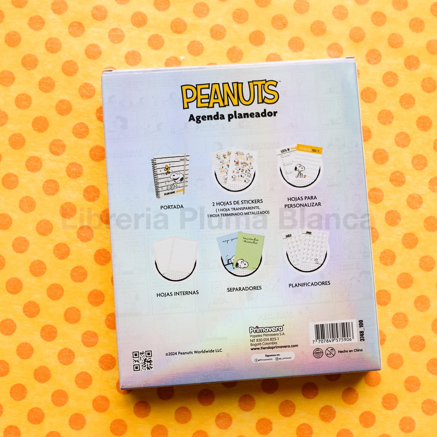 Planner Snoopy con Espiral – Planeador diario práctico y cute
