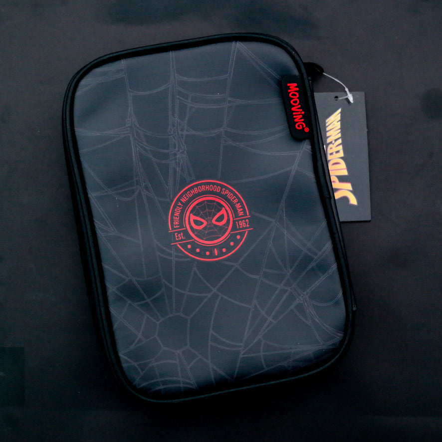Estuche Organizador Spider-Man Negro y Rojo | Escolar y Oficina