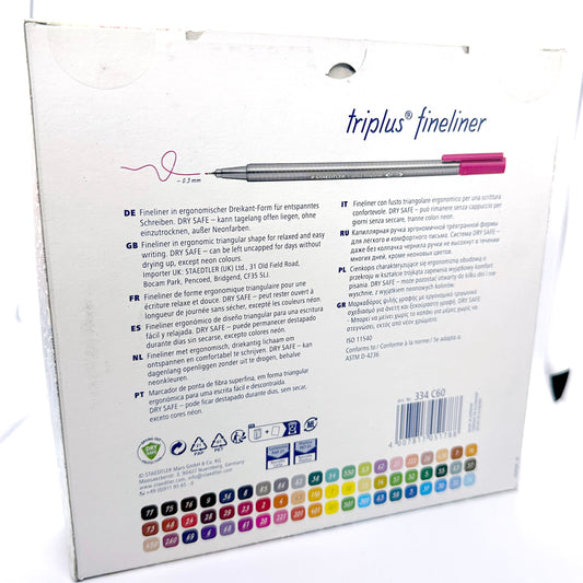 Mega set Staedtler 0.3 mm de 60 colores