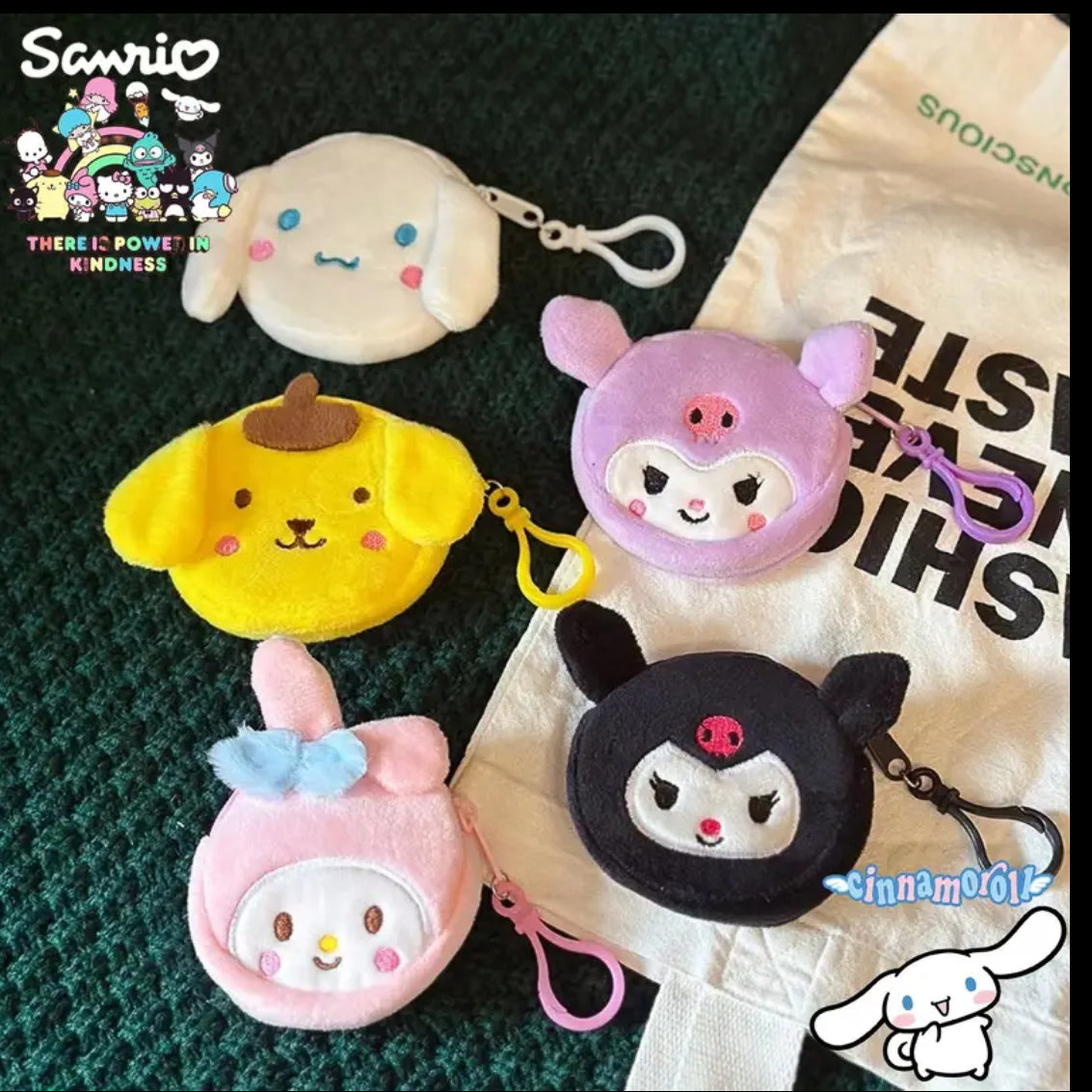 ✨ Monederos Sanrio – Suaves, tiernos y coleccionables 💖