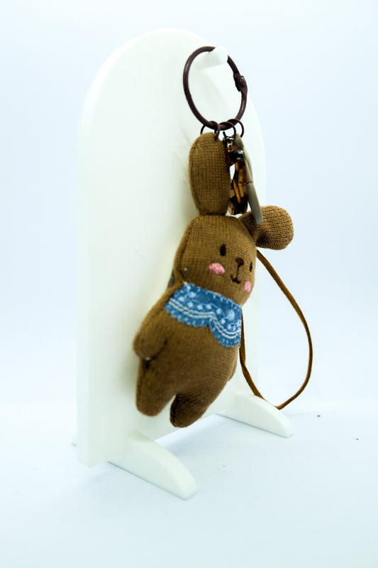 Llavero Conejito Estilo Muñeco de Trapo 🐰