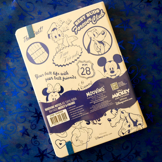 Libreta Cosida Mickey y Amigos