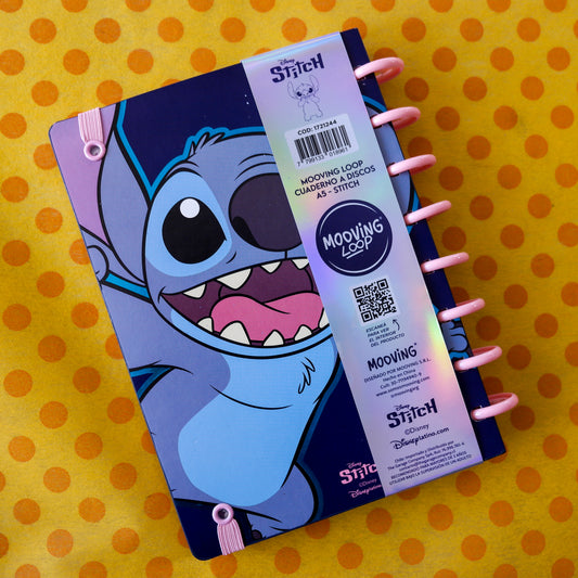 Cuaderno con Discos Stitch – Mooving A5 (80H)