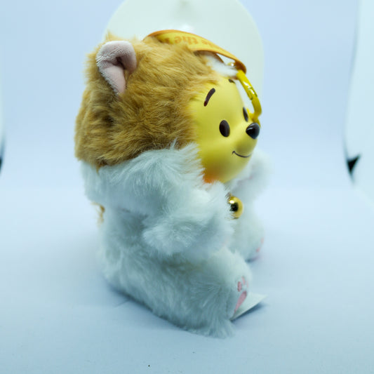 Llavero Peluche Winnie the Pooh Disfrazado de Gato – Colección Winnie Miniso (Original)