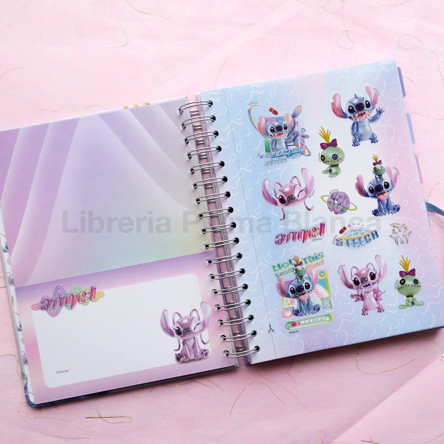 Planner Stitch con Espiral y Caja – Agenda Disney
