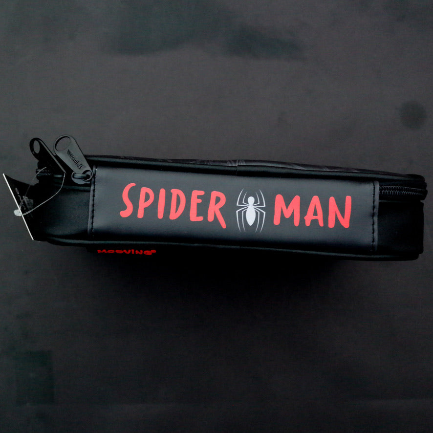 Estuche Organizador Spider-Man Negro y Rojo | Escolar y Oficina