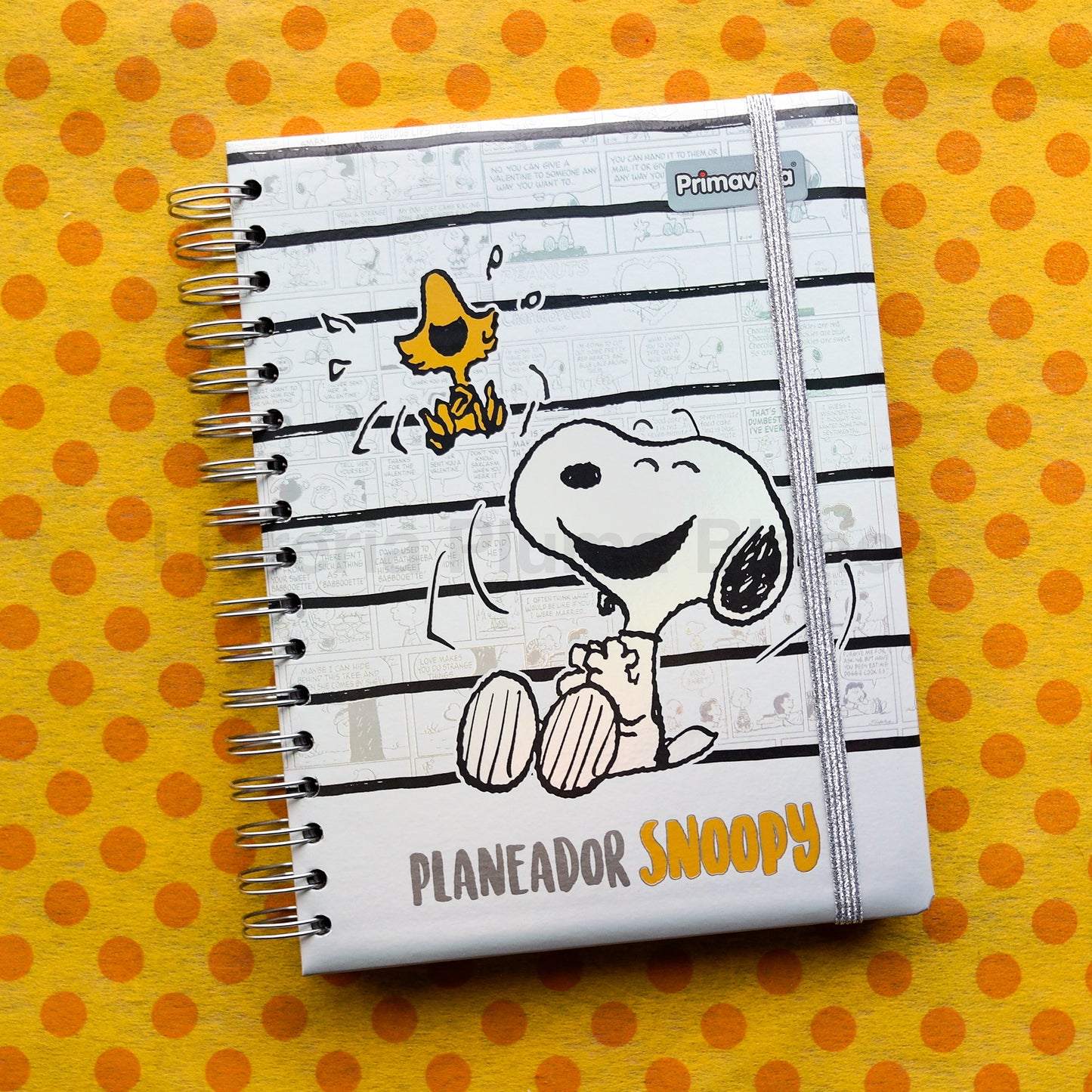 Planner Snoopy con Espiral – Planeador diario práctico y cute