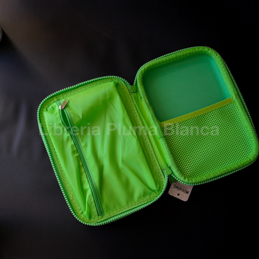 Estuche Escolar Rígido Minecraft con Organizador Interno