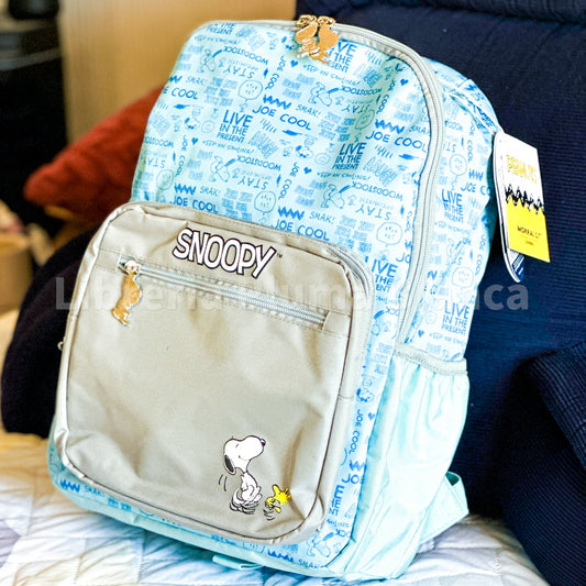 Mochila Snoopy Peanuts Original – Escolar Premium con Doble Compartimento