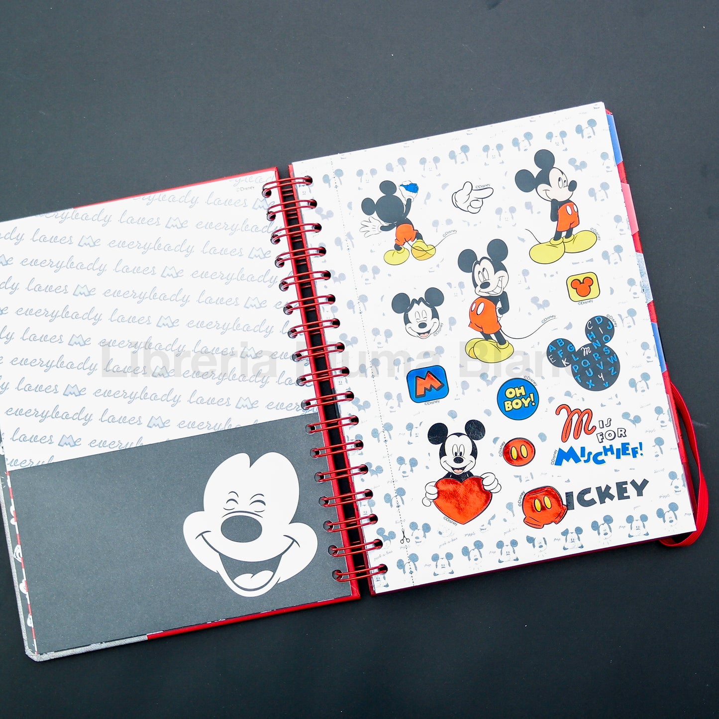 Agenda Planner Mickey Mouse Disney con Caja
