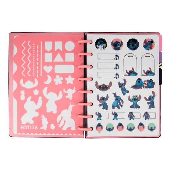 Cuaderno con Discos Stitch – Mooving A5 (80H)