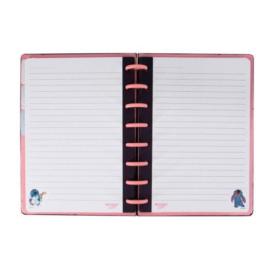 Cuaderno con Discos Stitch – Mooving A5 (80H)