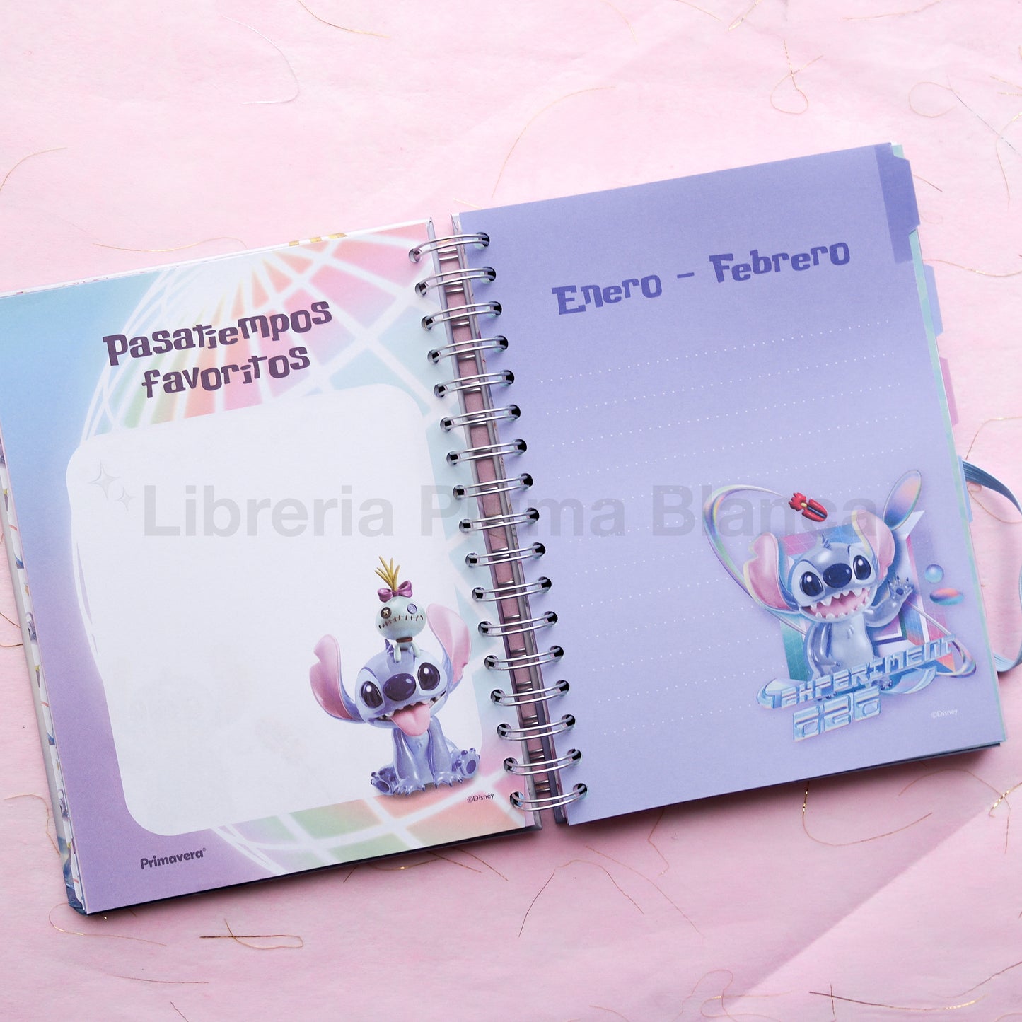 Planner Stitch con Espiral y Caja – Agenda Disney