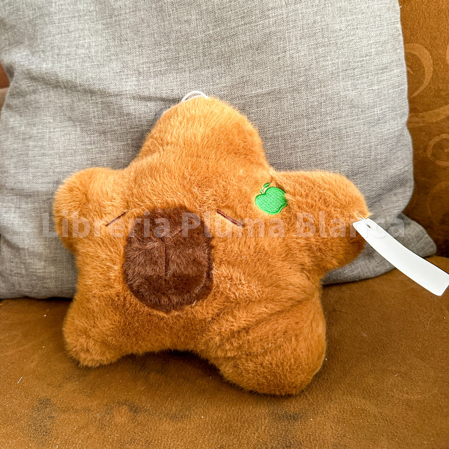 Peluche Estrella de Capibara | Suave y Kawaii | Ideal para Regalo
