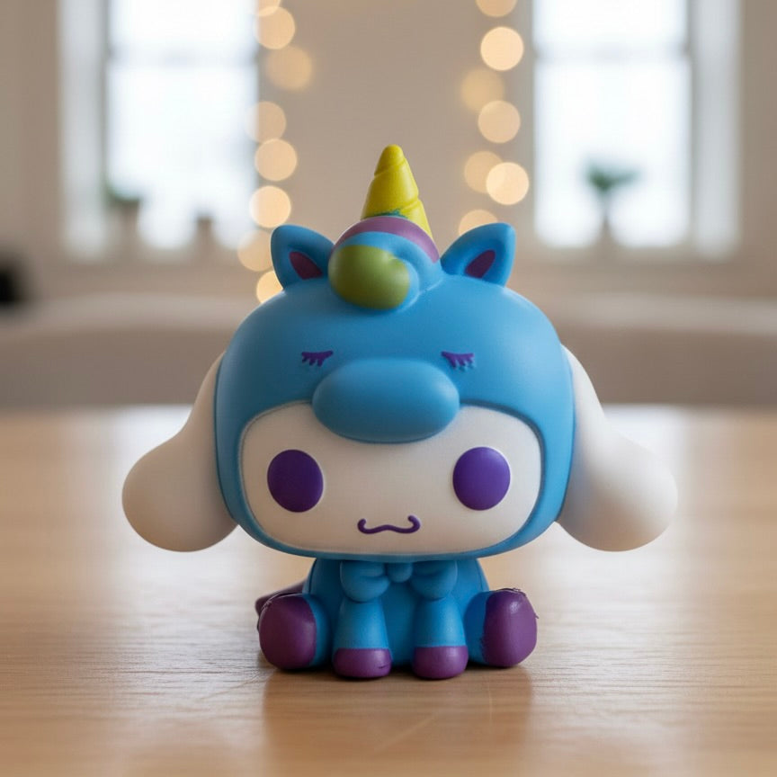 Figura Cinnamoroll – Edición Unicornio Azul