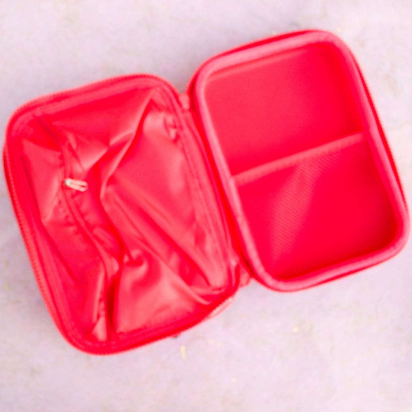 Estuche Minnie Mouse Rosa de Dos Compartimentos