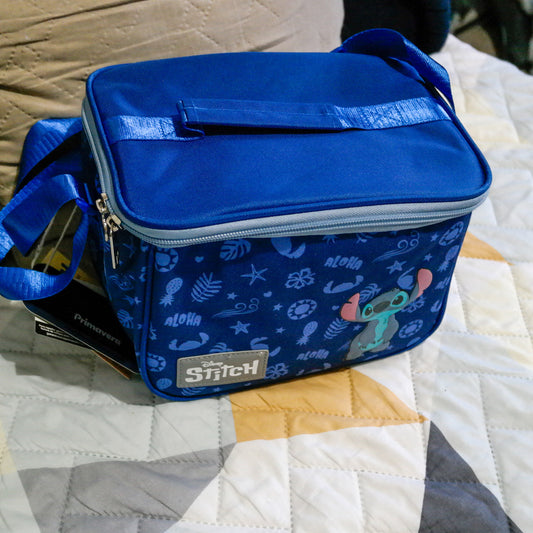 Lonchera Térmica Infantil Stitch Azul – Aislante y Práctica