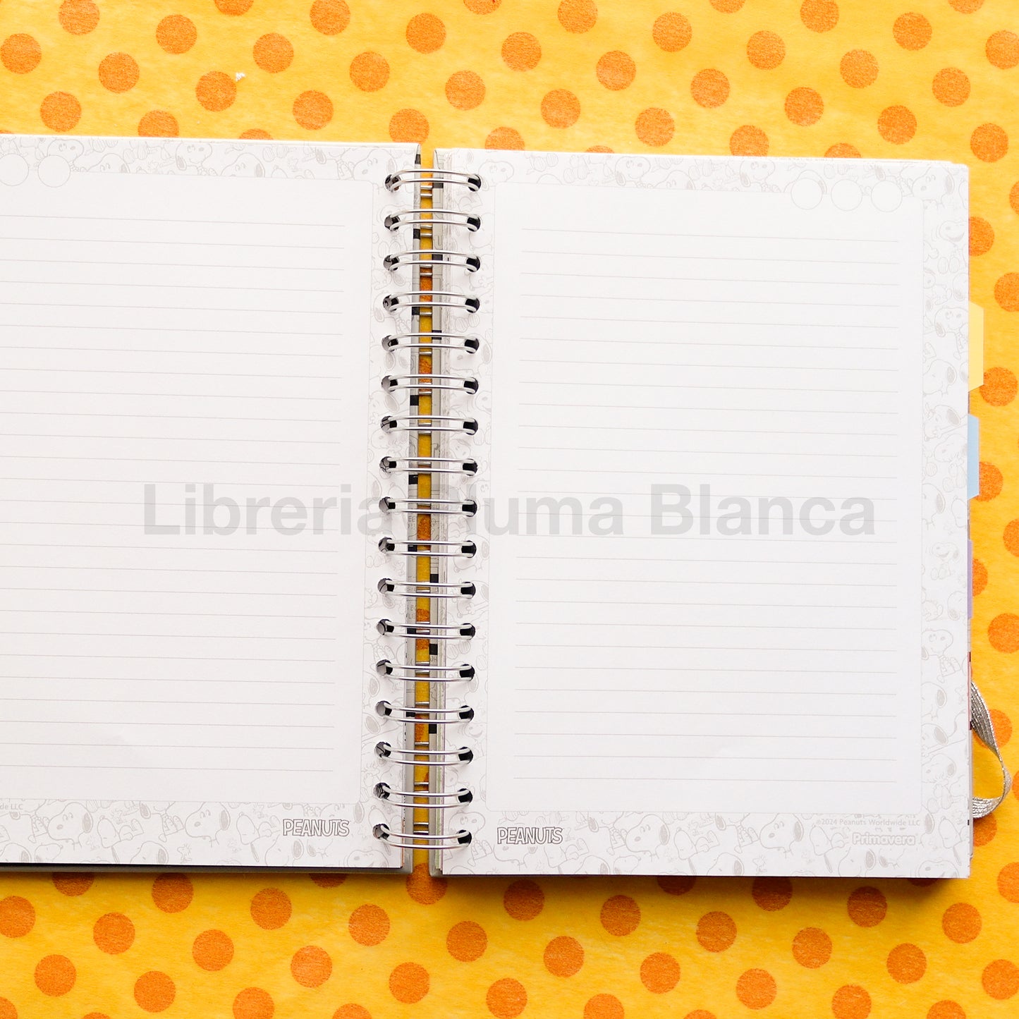 Planner Snoopy con Espiral – Planeador diario práctico y cute
