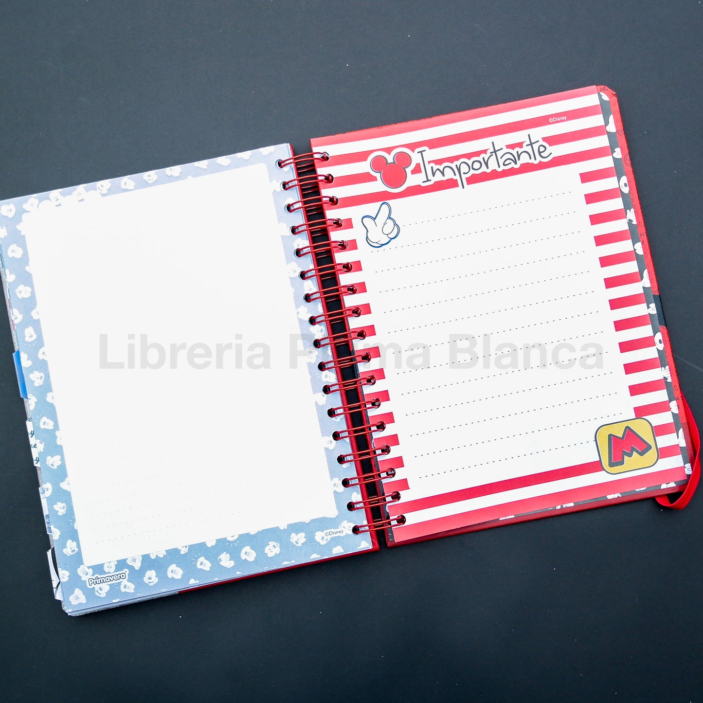 Agenda Planner Mickey Mouse Disney con Caja