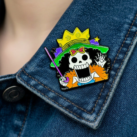 Pin metálico One Piece - Brook