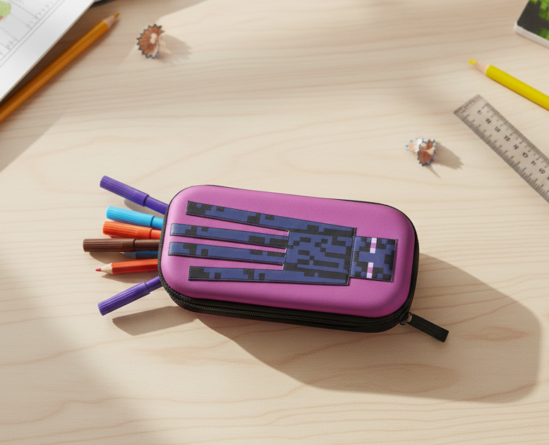 Estuche Escolar Rígido Minecraft