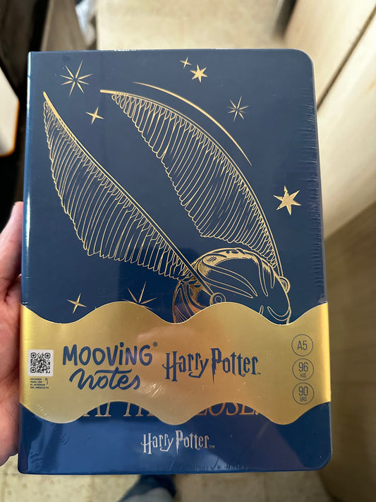Cuaderno Mooving Harry Potter Snitch Dorada