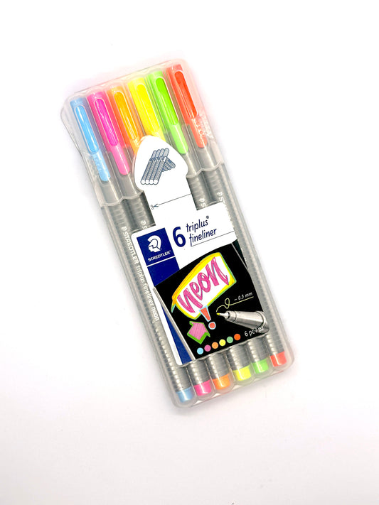 🖊️⚡ ¡Set de marcadores Staedtler neón 0.3 mm! 🎨