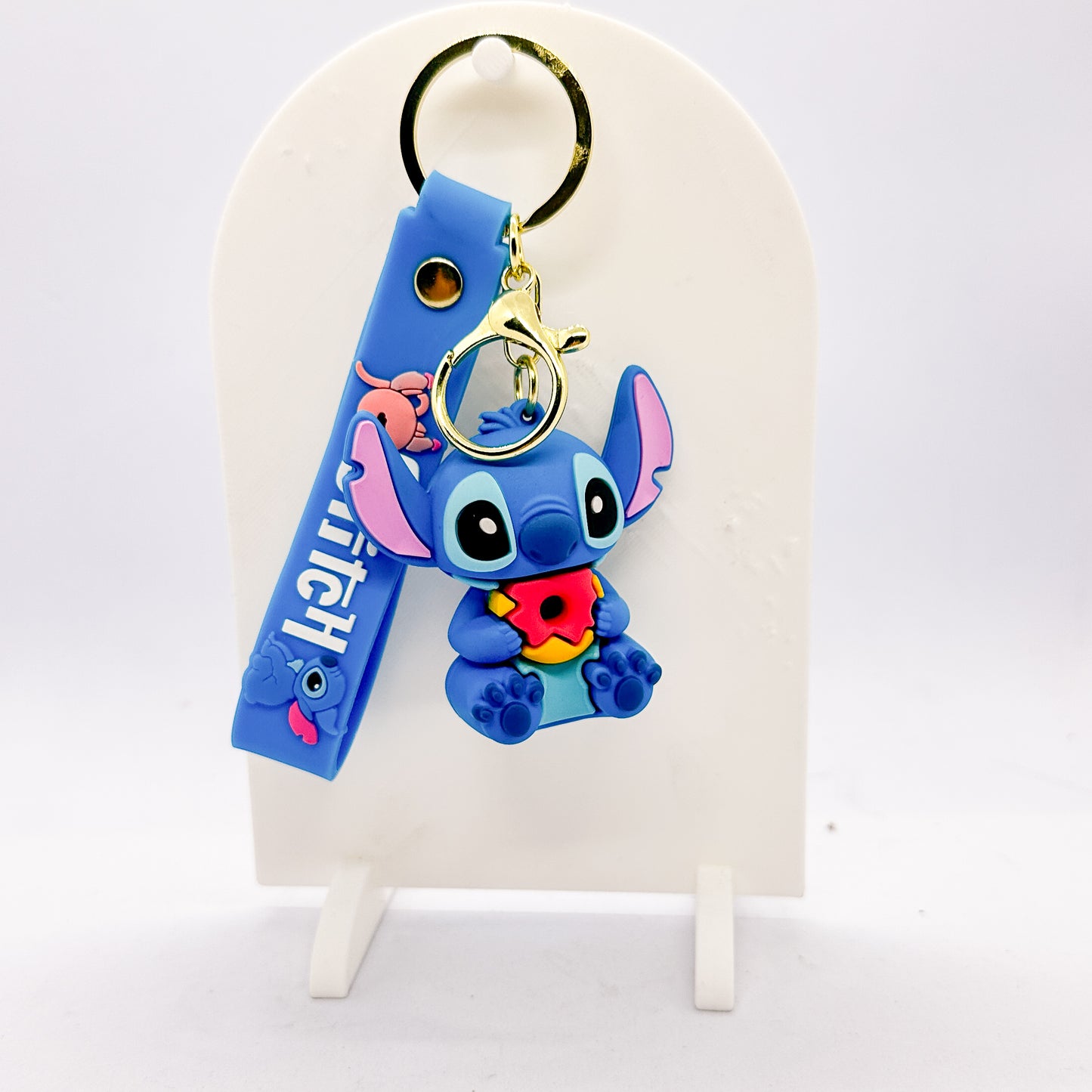 Llavero Stitch con Dona 🍩💙