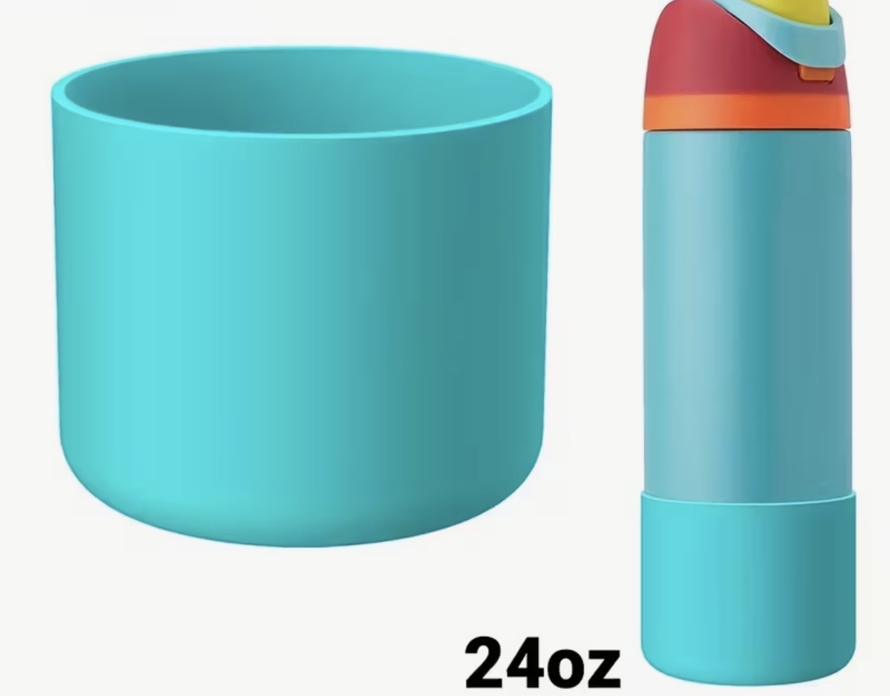 Protector de Silicón para Owala 24oz 💧 – Antigolpes y Antideslizante