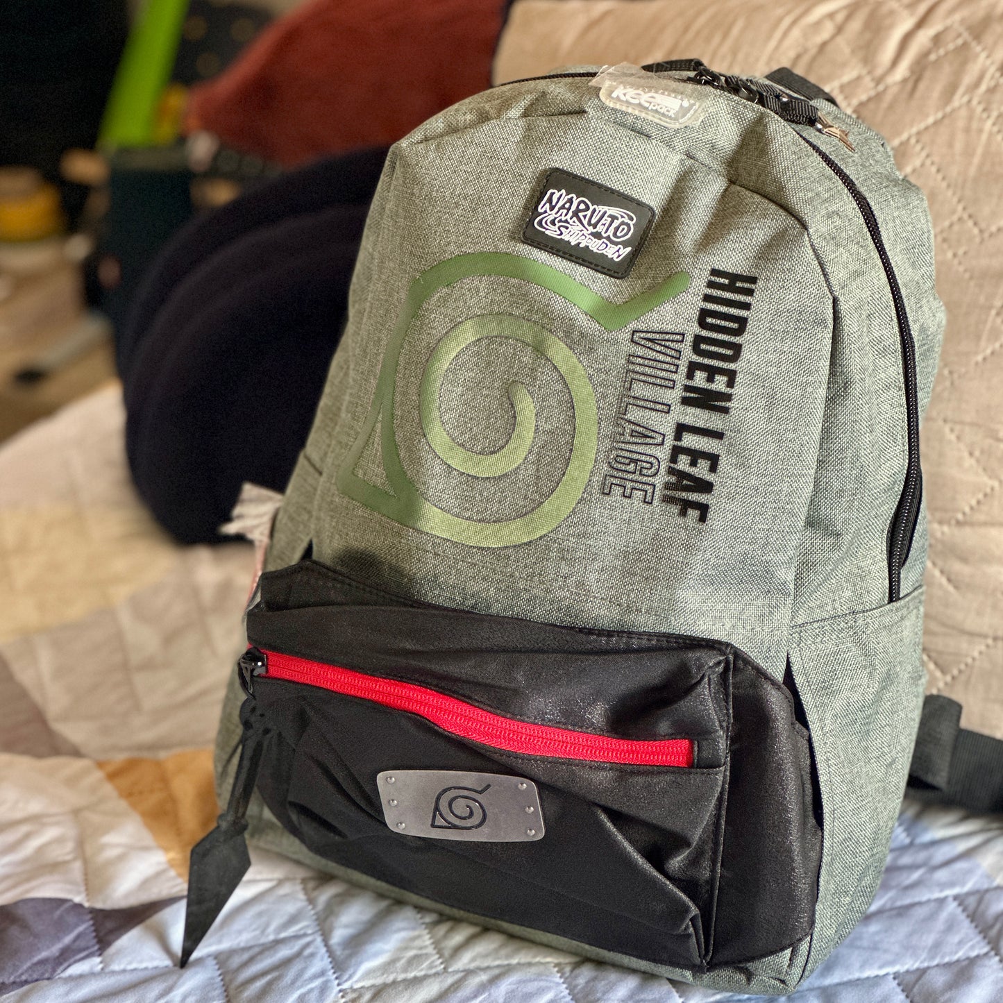 🍃 Mochila Naruto Hidden Leaf Village 🍃