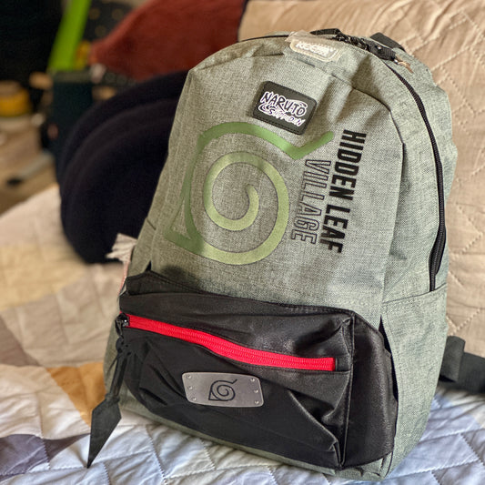 🍃 Mochila Naruto Hidden Leaf Village 🍃