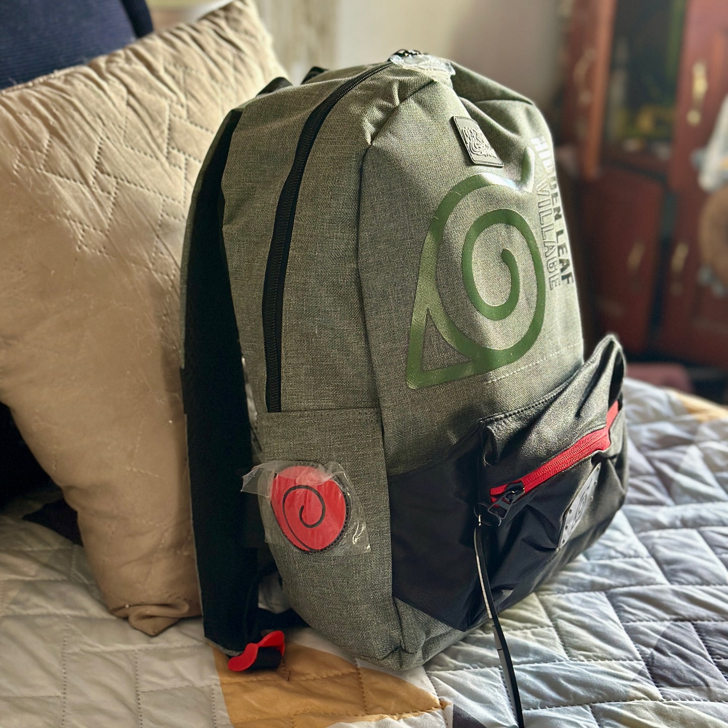 🍃 Mochila Naruto Hidden Leaf Village 🍃