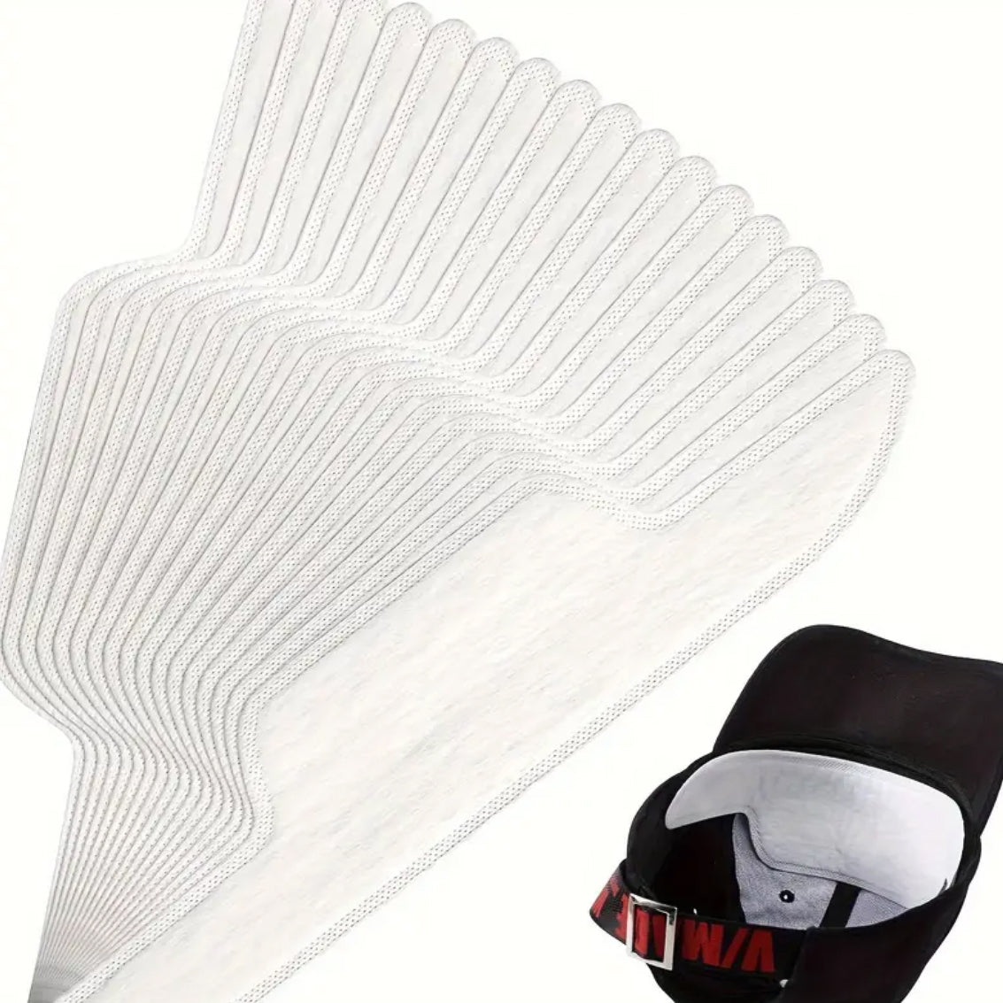 🧢✨ Protectores adhesivos para gorras (24 unidades)