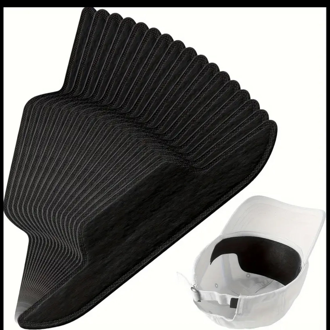 🧢✨ Protectores adhesivos para gorras (24 unidades)