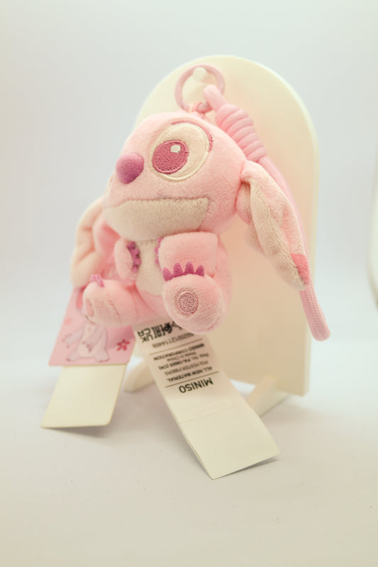 💖 Llavero Peluche Stich Rosa – Miniso x Lilo & Stitch 💖