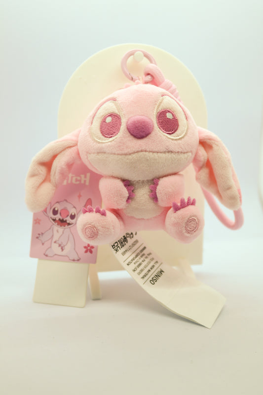 💖 Llavero Peluche Stich Rosa – Miniso x Lilo & Stitch 💖