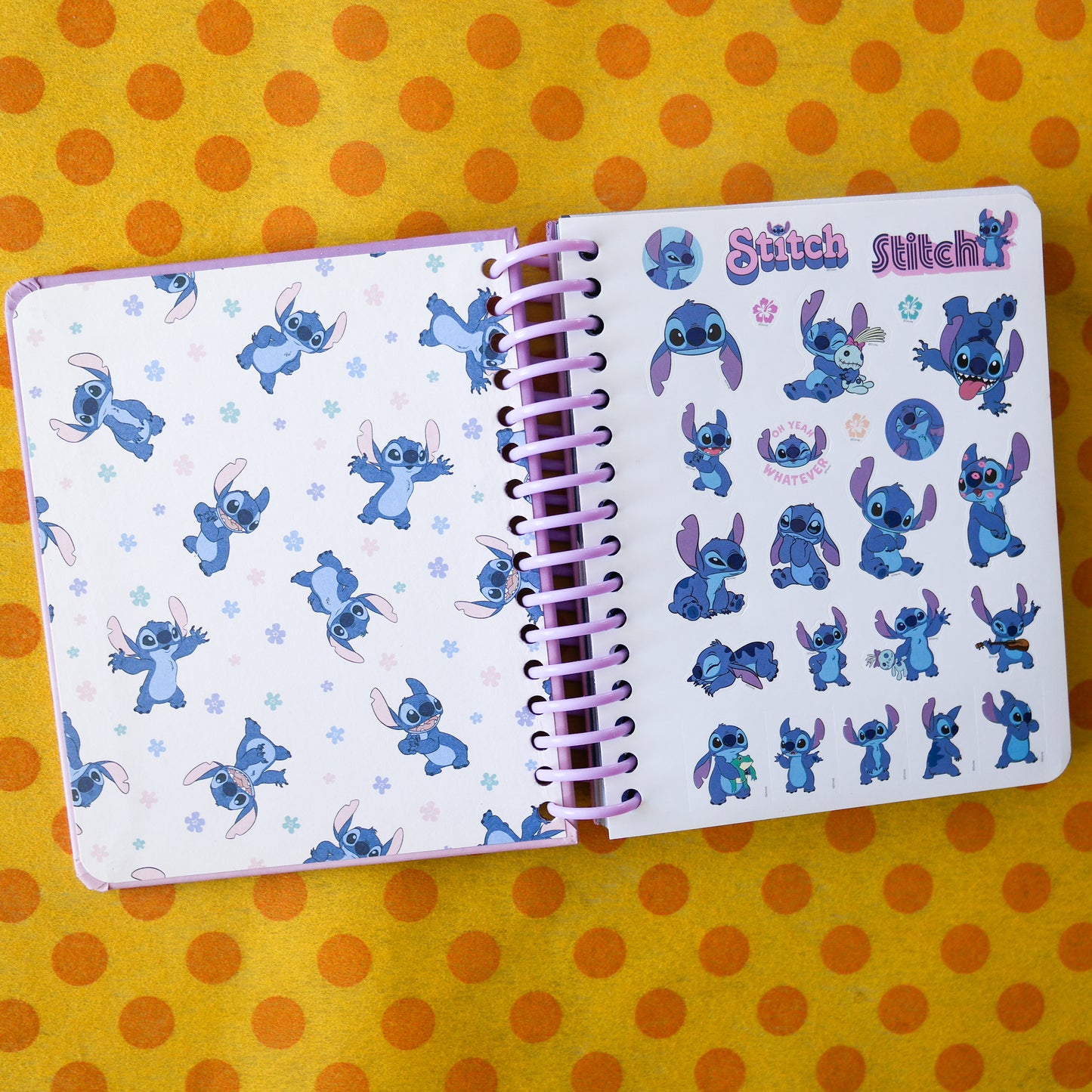 Libretas Stitch Mooving – Espiral Pequeñas (96H)