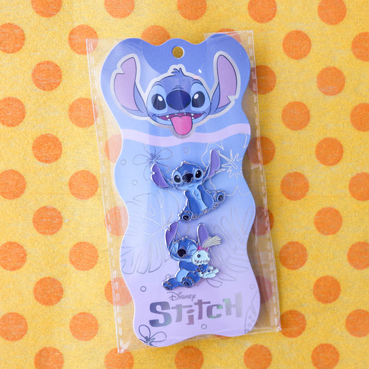 Pines Metálicos Stitch – Mooving (2 piezas)