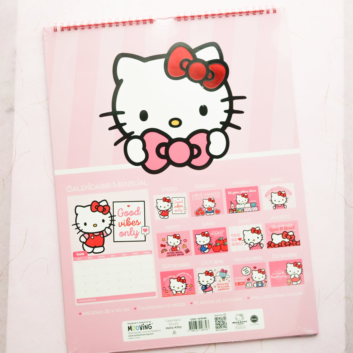 Calendario 2026 Hello Kitty