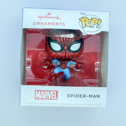 🕷️ SPIDER-MAN – Hallmark Ornament Funko Pop