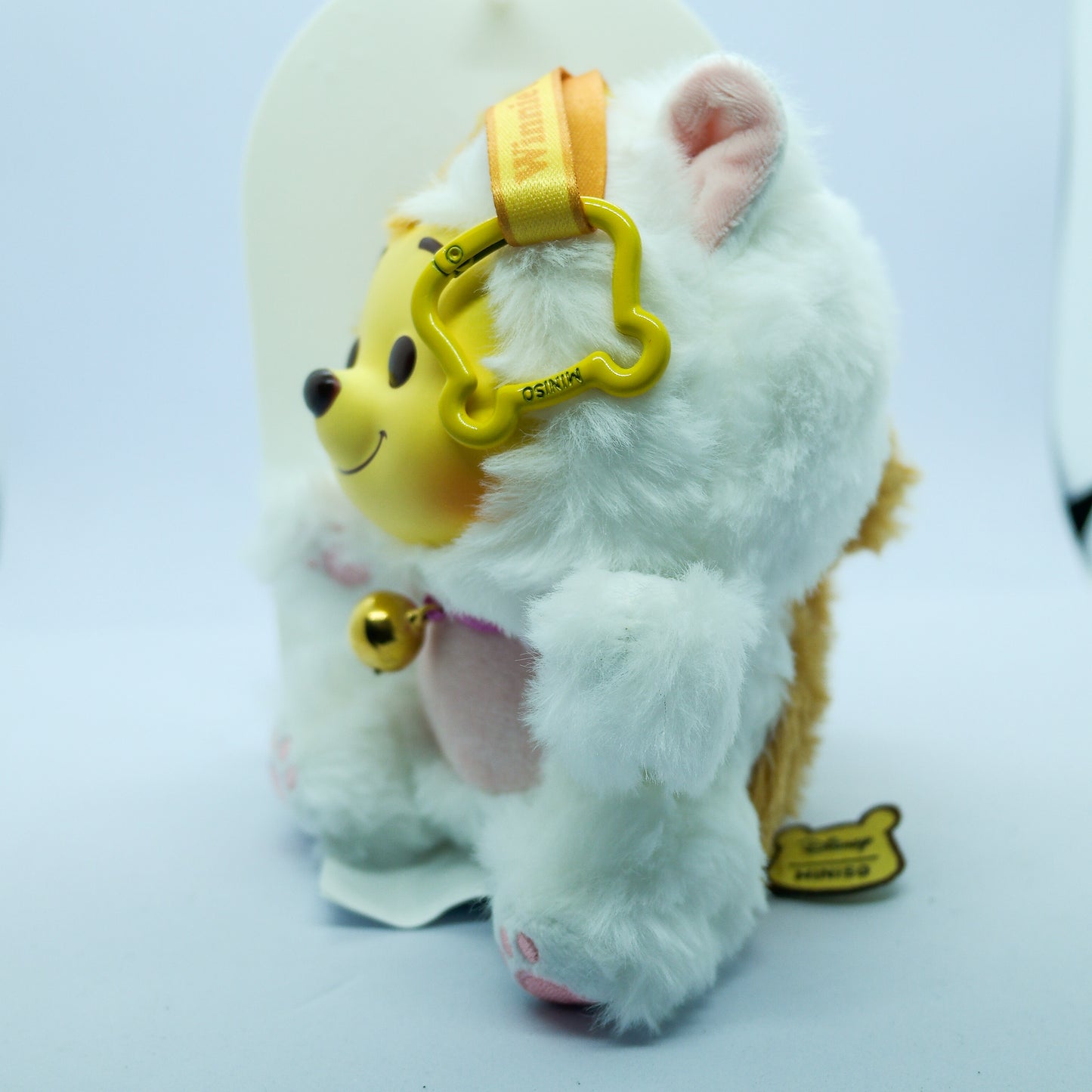 Llavero Peluche Winnie the Pooh Disfrazado de Gato – Colección Winnie Miniso (Original)