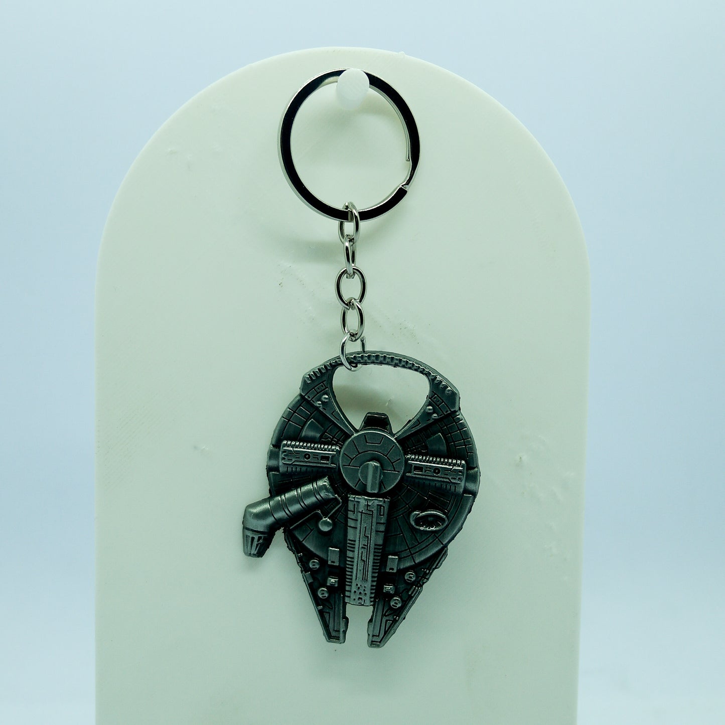 Llavero Metálico Star Wars – Logo, Halcón Milenario y R2-D2