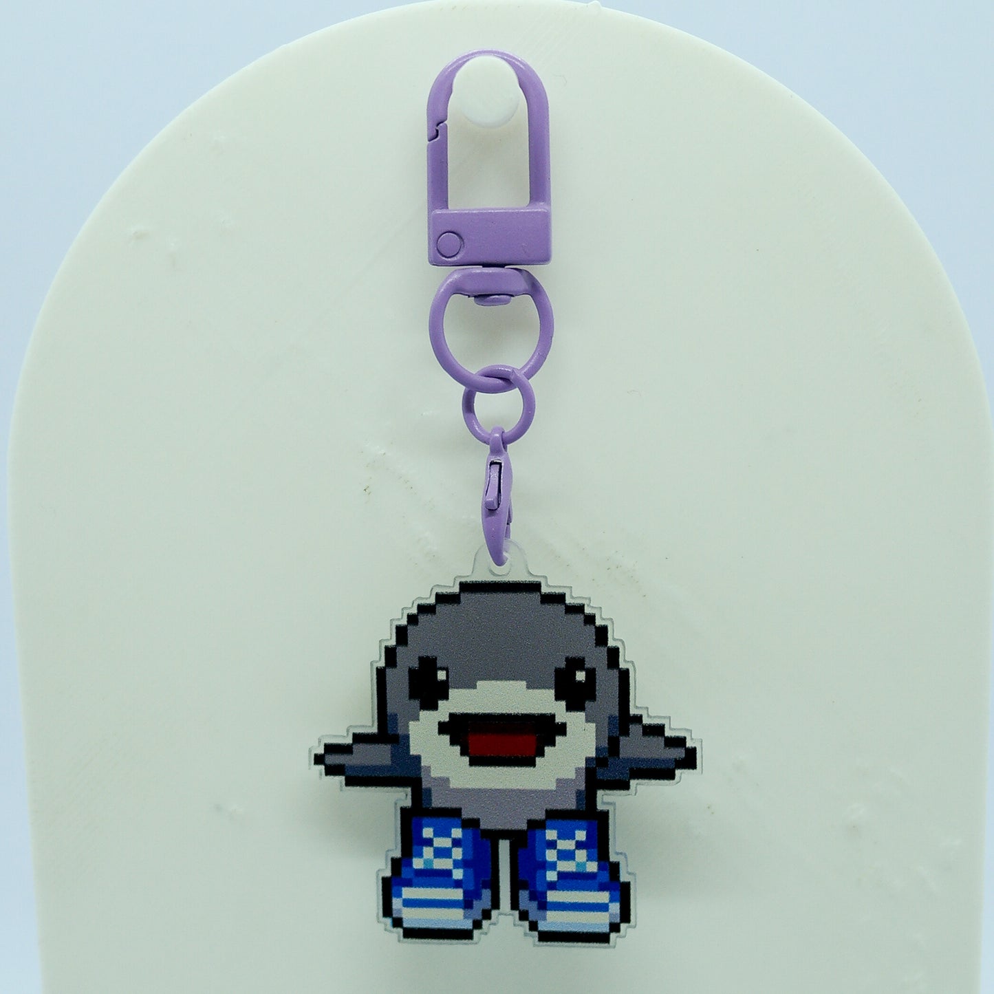Llavero Brainrot Pixel Art – Acrílico
