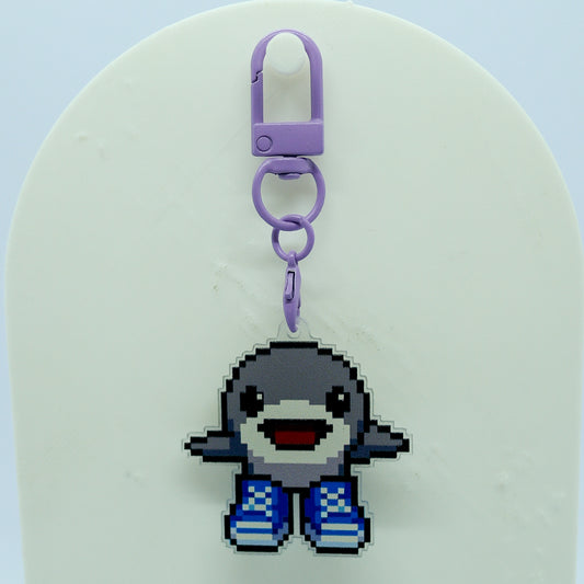 Llavero Brainrot Pixel Art – Acrílico