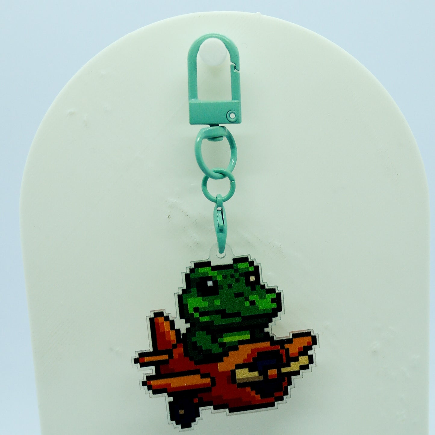 Llavero Brainrot Pixel Art – Acrílico