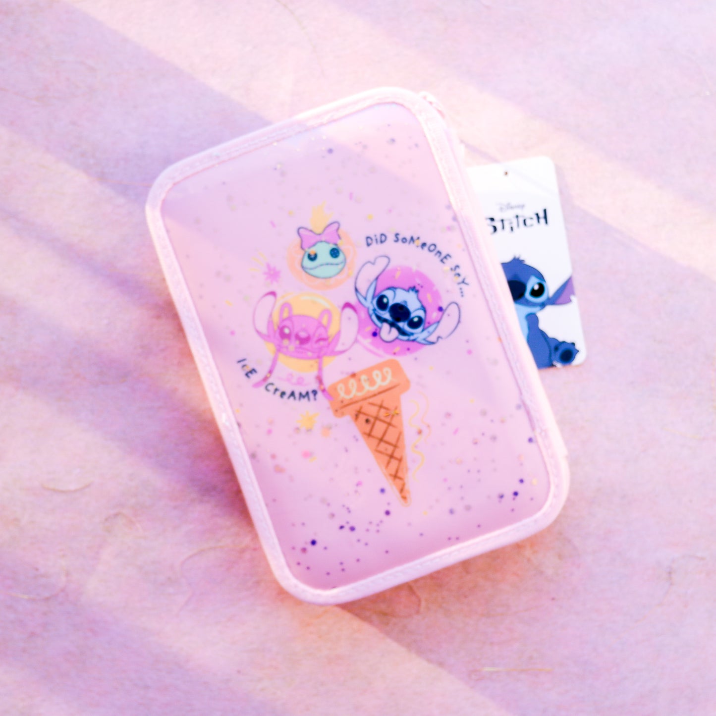 Estuche rígido Disney Stitch – Rosa