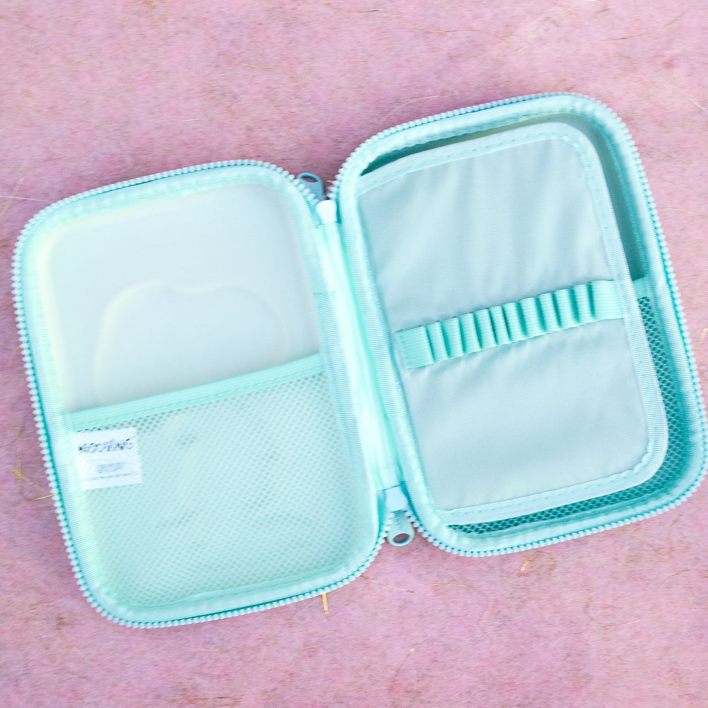 Estuche Rígido de Snoopy y Woodstock – Edición Celeste | Pencil Case Peanuts