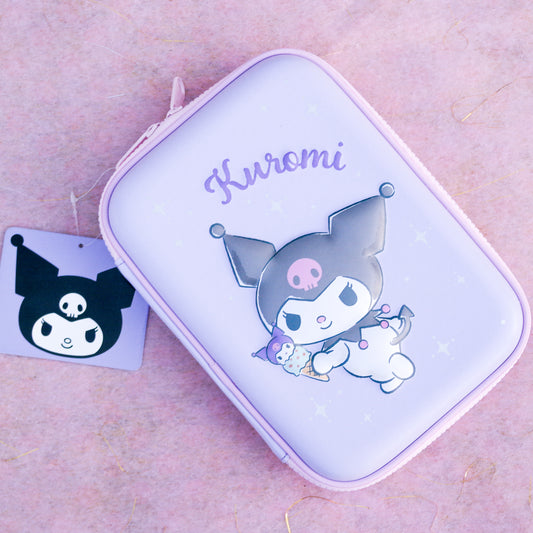 Estuche Kuromi Morado – Sanrio Kawaii Pencil Case | Ice Cream Kuromi
